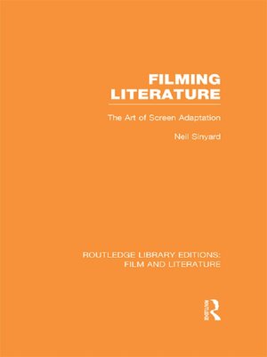 cover image of Filming Literature